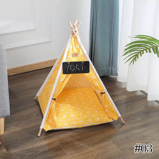 Pet Tent House Dog Bed Portable Removable Washable