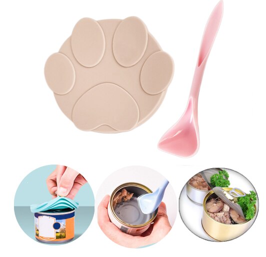 Reusable Pet Can Lid Silicone Canned Lid Sealed Feeders