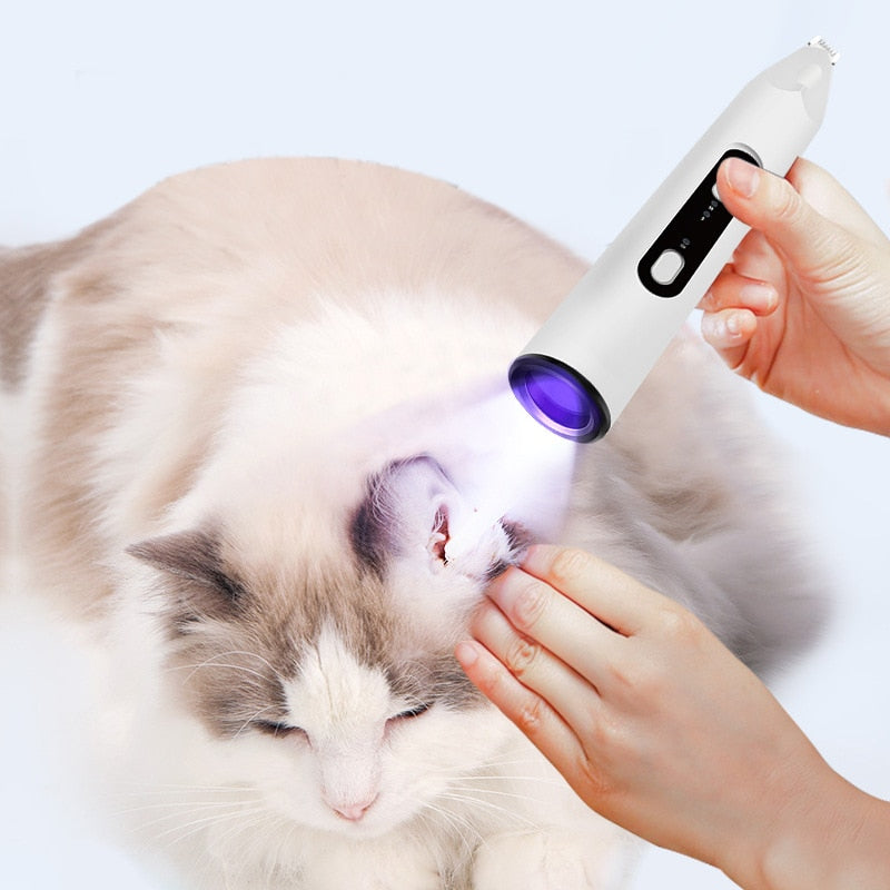 Dog Clippers Professional Pet Trimmer LED Light