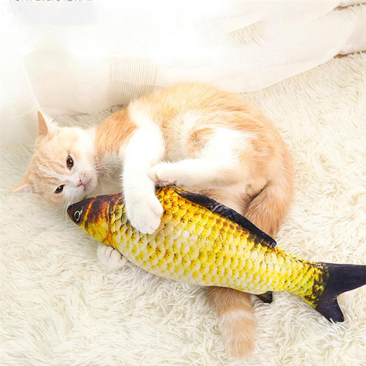 3D Fish Plush Cat Pet Toy Pet Gifts Fish Catnip Toys