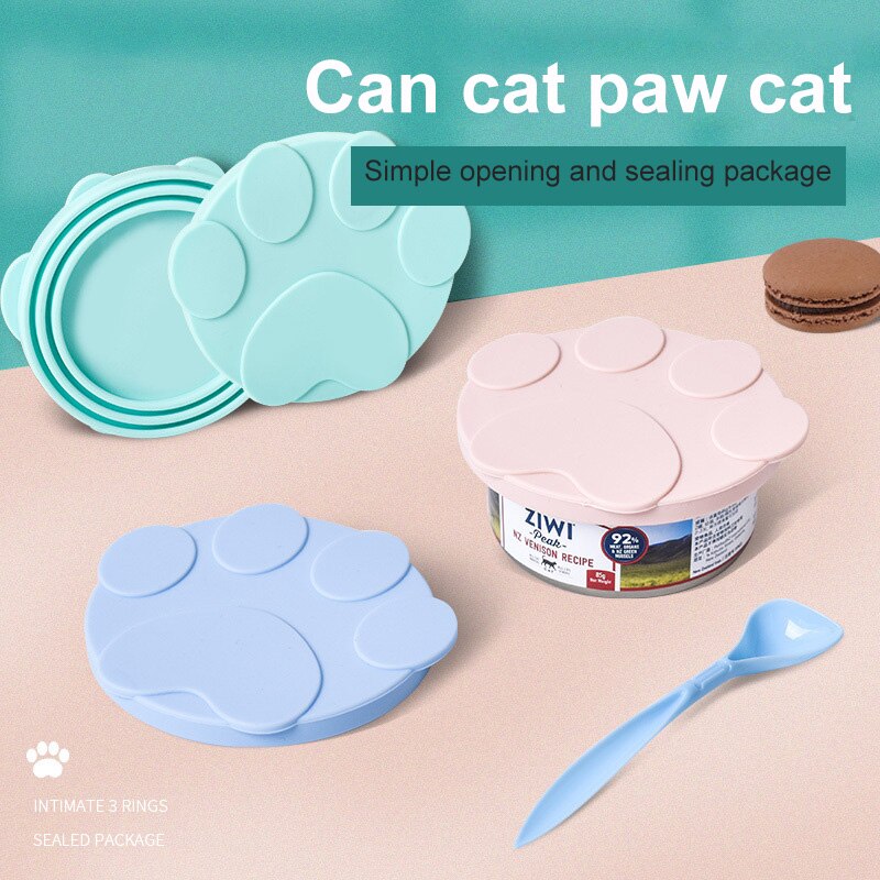 Reusable Pet Can Lid Silicone Canned Lid Sealed Feeders