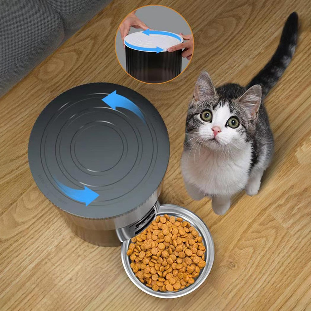 2022 New Automatic Pet Feeder Cat Timing Feeder