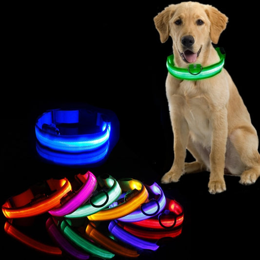 Led Dog Collar Light Anti-lost Collar For Dogs