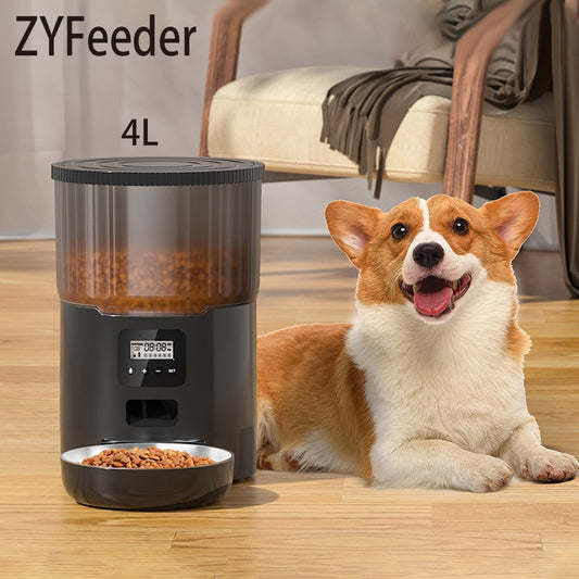 2022 New Automatic Pet Feeder Cat Timing Feeder
