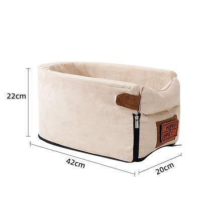 Portable Cat Dog Bed Travel Central Control Car Safety