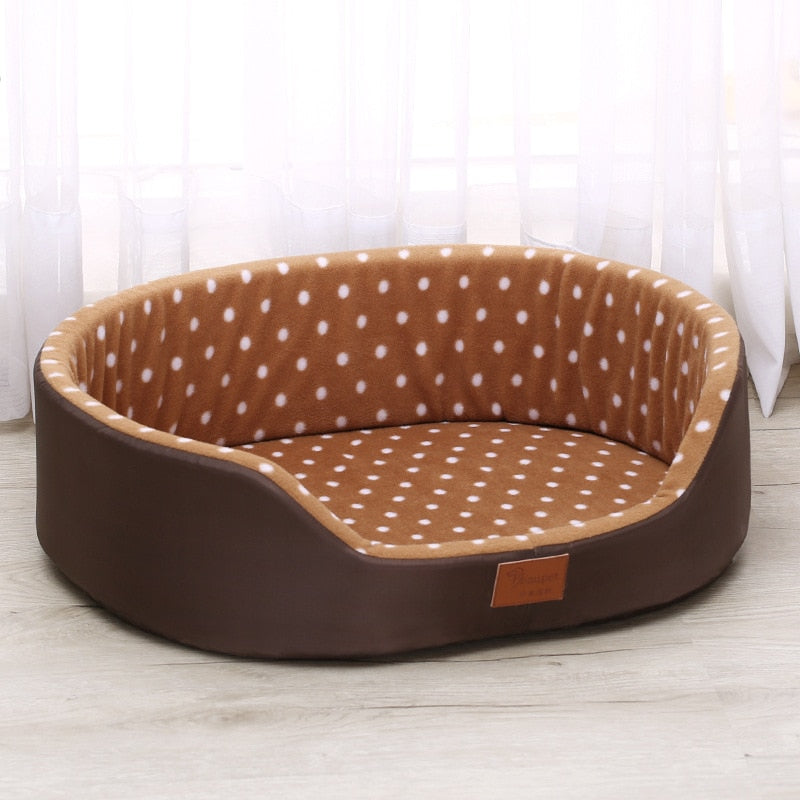 Pet Bed Warm Dot Pattern Top Quality Dog House