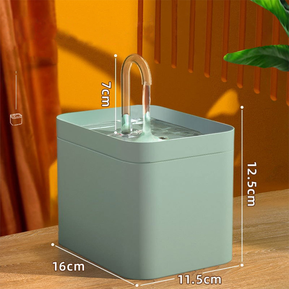 Ultra-Quiet Pet Water Fountain Auto Filter USB