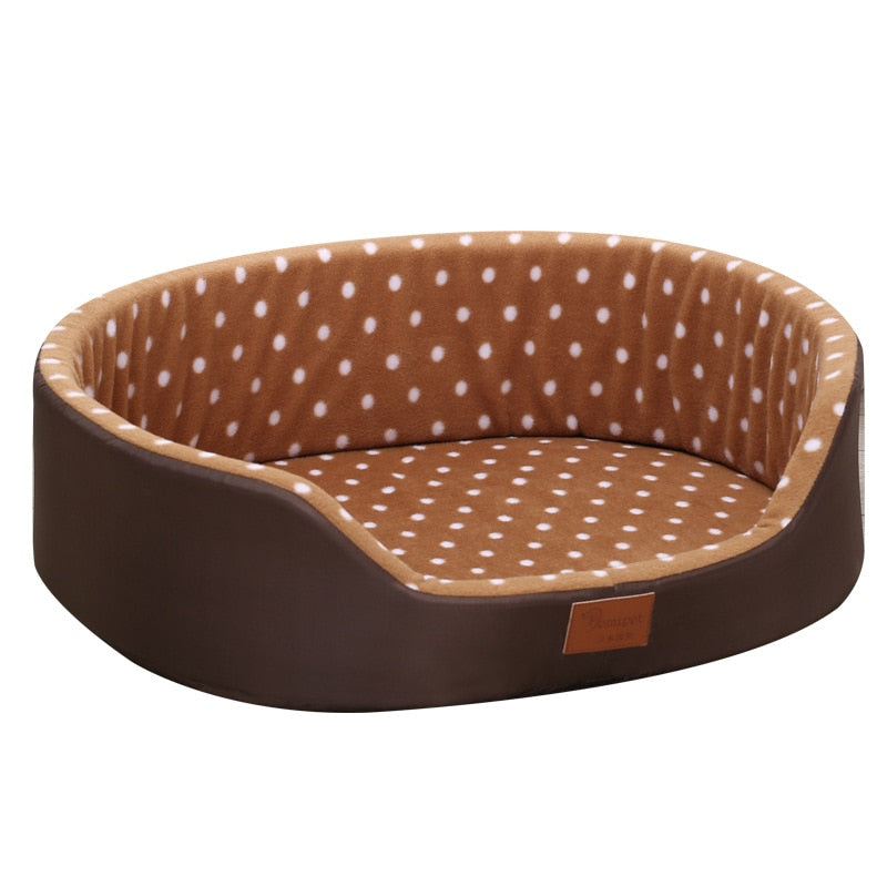 Pet Bed Warm Dot Pattern Top Quality Dog House