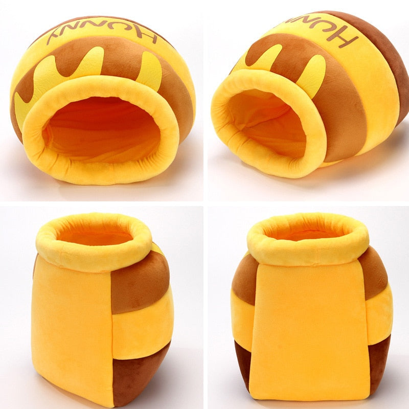 OSUDM Honey Pot Cat Bed House Fall Winter