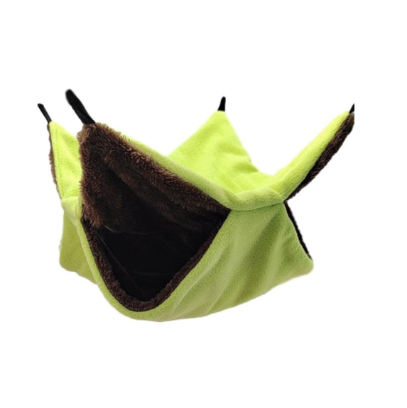 Pet Double-layer Plush  Hammock Warm Hamster