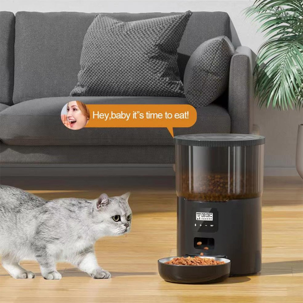 2022 New Automatic Pet Feeder Cat Timing Feeder