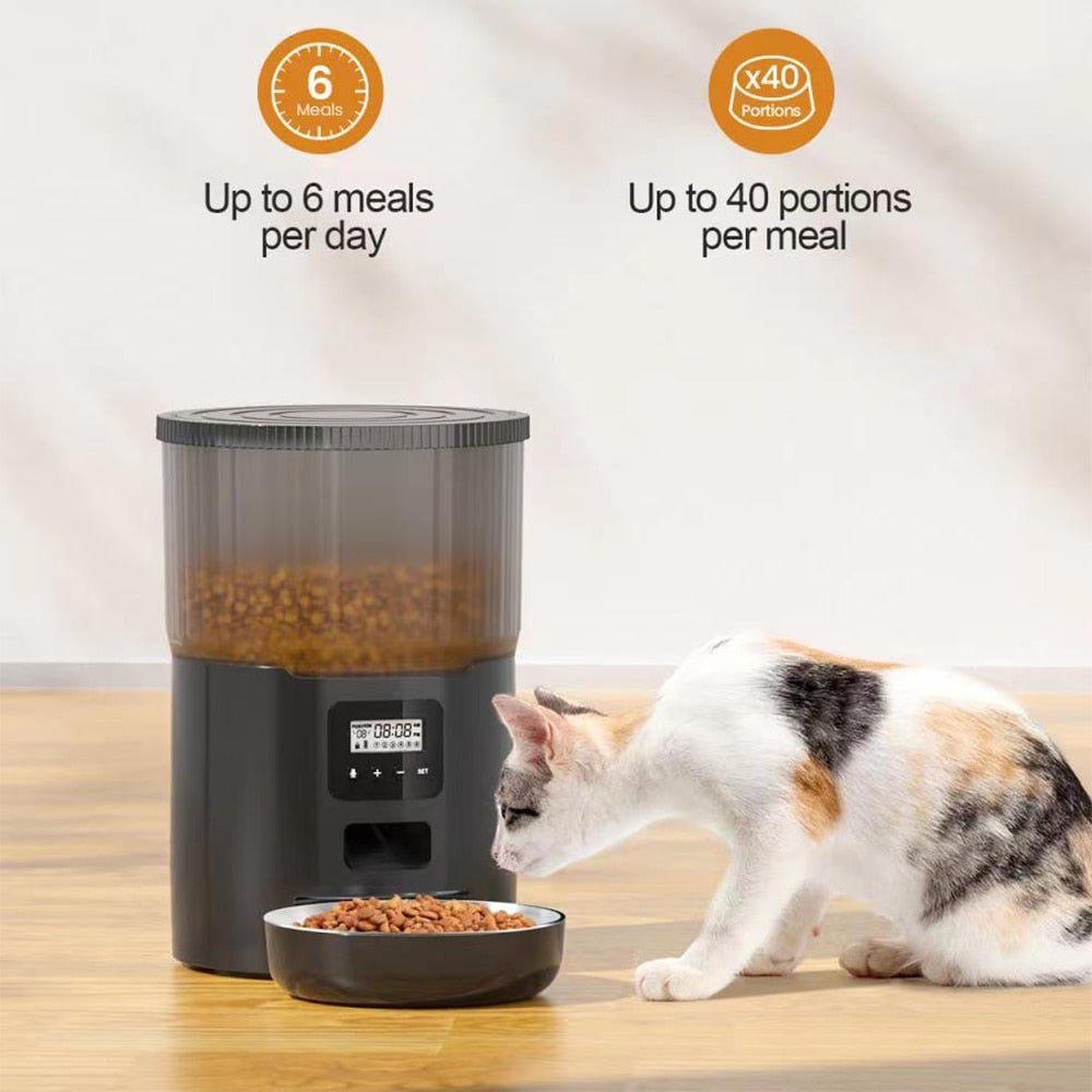 2022 New Automatic Pet Feeder Cat Timing Feeder