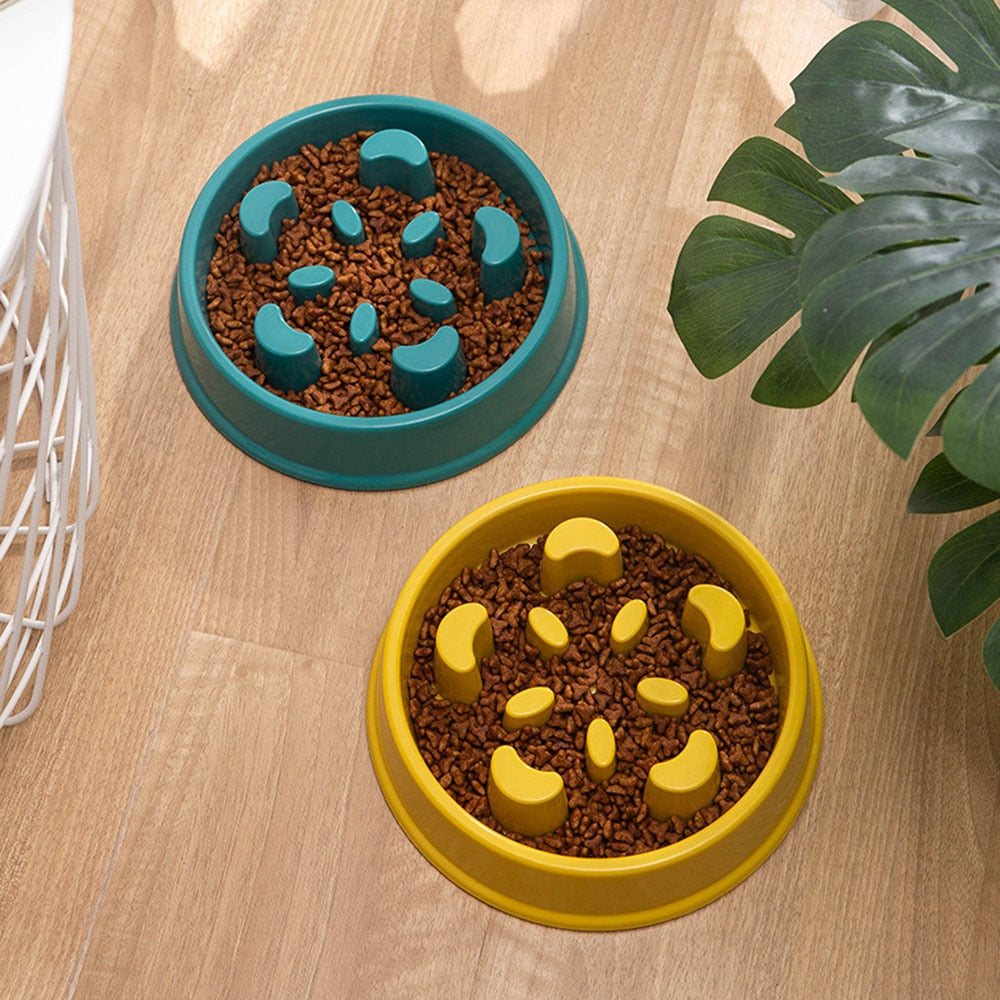 Pet Slow Food Bowl Small Dog Choke-proof Bowl