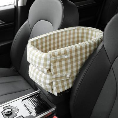 Portable Cat Dog Bed Travel Central Control Car Safety