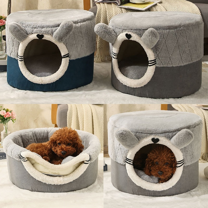 2 In 1 Dog Cat Beds for Small Medium Pet