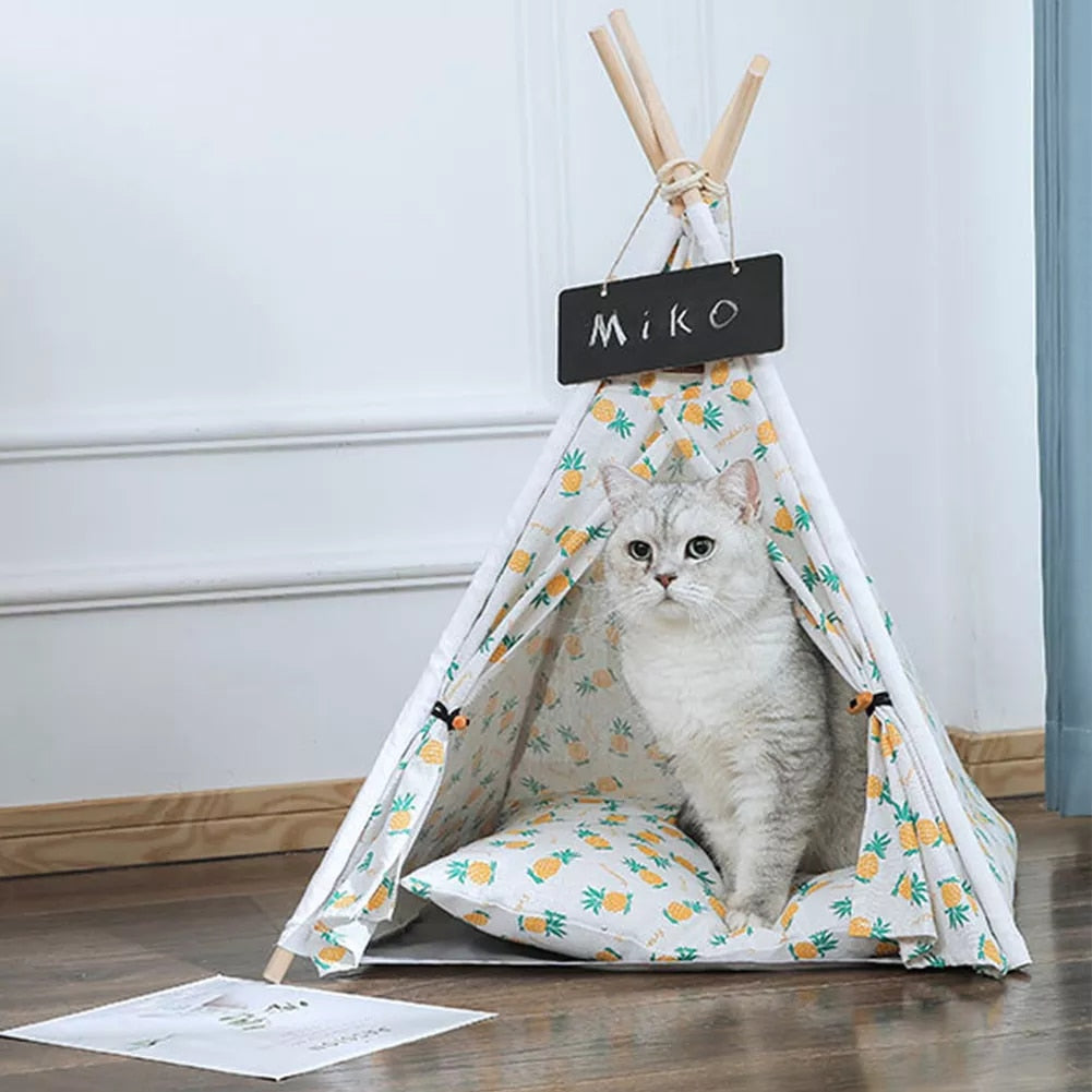 Pet Tent House Dog Bed Portable Removable Washable